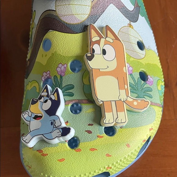 Women’s Clogs - Blue and Green - Picture 3 of 5